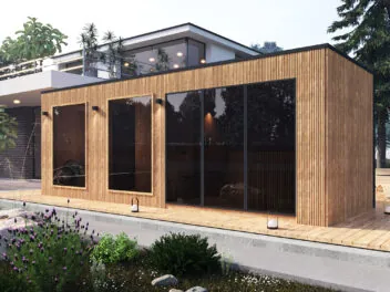 Saunový komplex Premium 700 x 240 cm s vírivkou